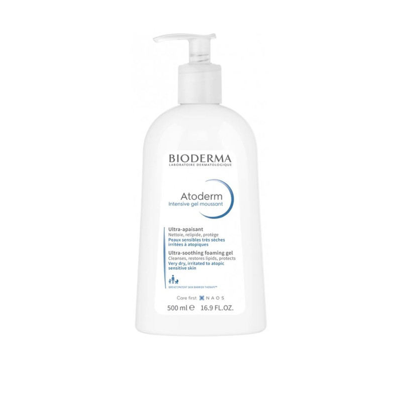 ژل پاک کننده صورت بایودرما مدل Atoderm حجم 500 میلی لیتر