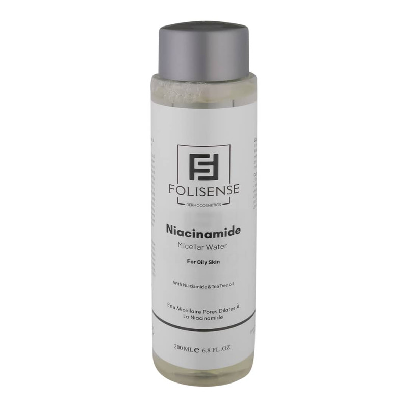 میسلار واتر فولیسنس مدل niacinamide مناسب برای پوست چرب حجم 200 میلی‌لیتر