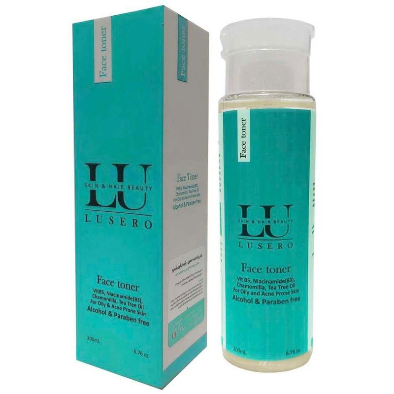 تونر پاک‌کننده صورت لوسرو مدل Tea tree oil مناسب برای پوست چرب و مختلط حجم 200 میلی‌لیتر