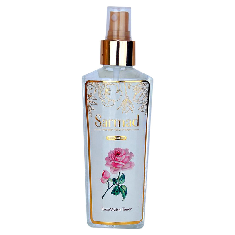 تونر پاک کننده صورت سرمد مدل ROSE WATER حجم 140 میلی لیتر