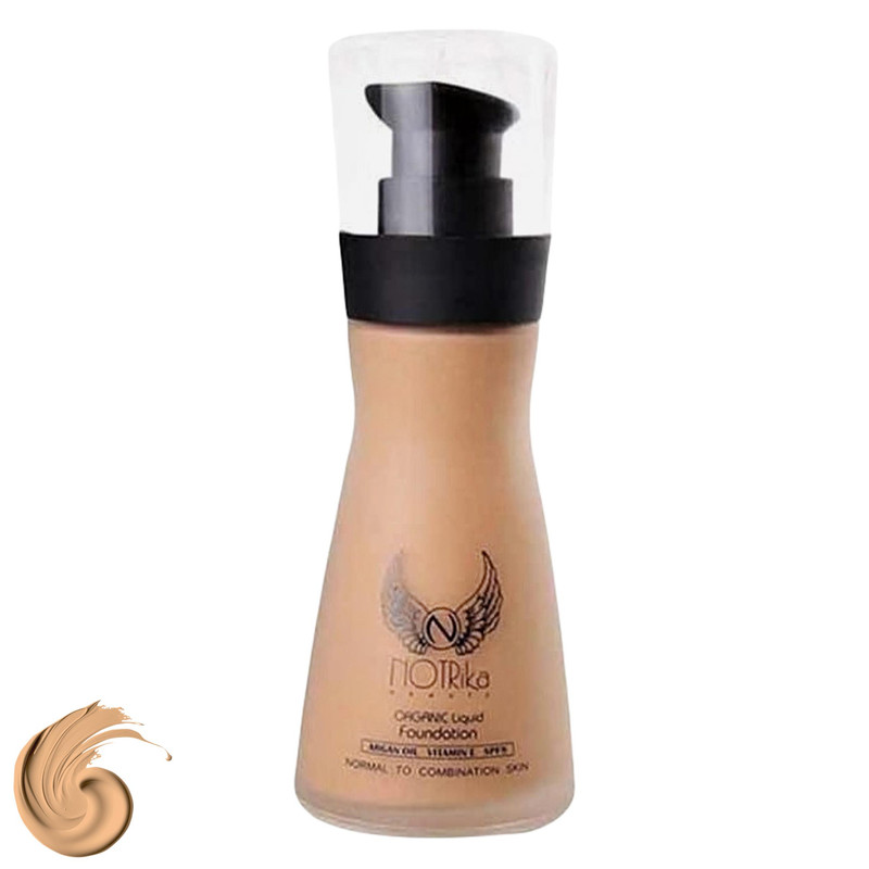کرم پودر مایع SPF 8 نوتریکا مدل 06 شماره F13 مناسب برای انواع پوست حجم 30 میلی‌لیتر
