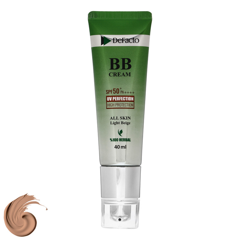 کرم پودر BB مایع SPF 50 دیفکتو مدل professional شماره 1 مناسب برای انواع پوست حجم 40 میلی‌لیتر