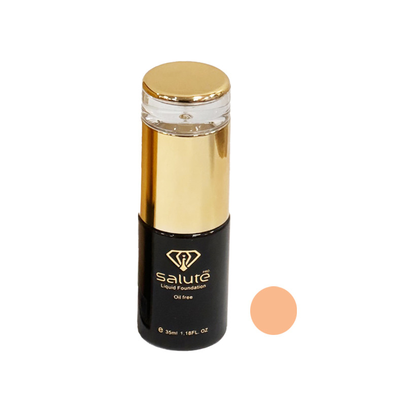 کرم پودر مایع SPF25 سالوته پرو مدل OIL FREE شماره 512 مناسب برای انواع پوست حجم 35 میلی‌لیتر