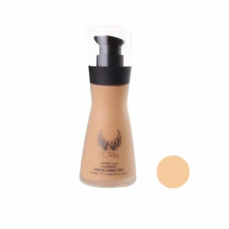 کرم پودر مایع SPF 8 نوتریکا مدل 03 شماره F09 مناسب برای انواع پوست حجم 30 میلی‌لیتر