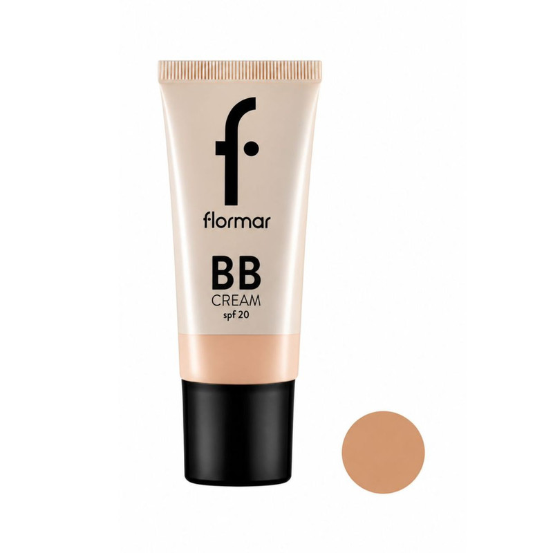 کرم پودر BB مایع 20 Spf فلورمار  مدل BB03 شماره 03 مناسب برای انواع پوست حجم 35 میلی‌لیتر