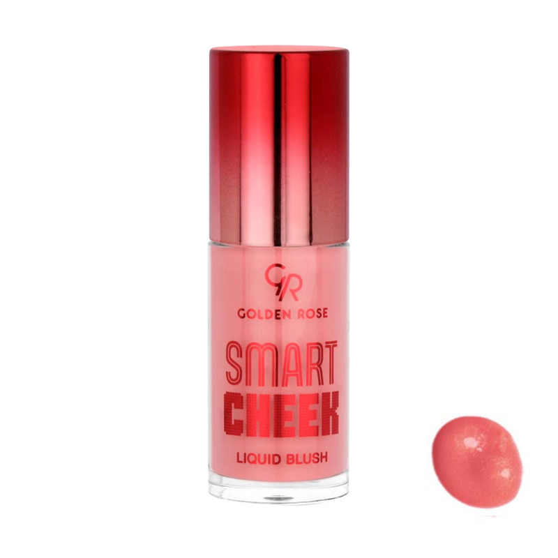 رژگونه مایع براق گلدن رز مدل Smart شماره 104