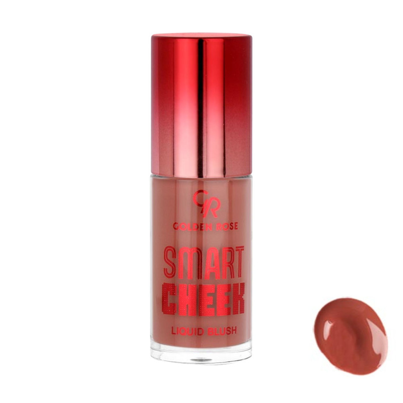 رژگونه مایع براق گلدن رز مدل Smart شماره 108