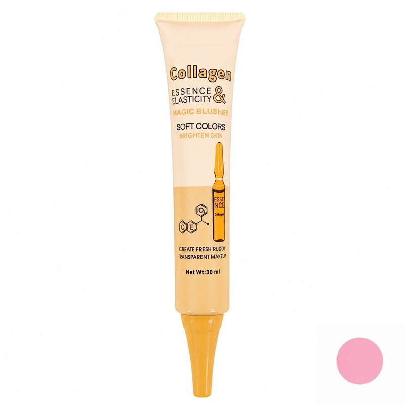 رژگونه مایع مات کلاژن مدل Magic Blusher شماره 1