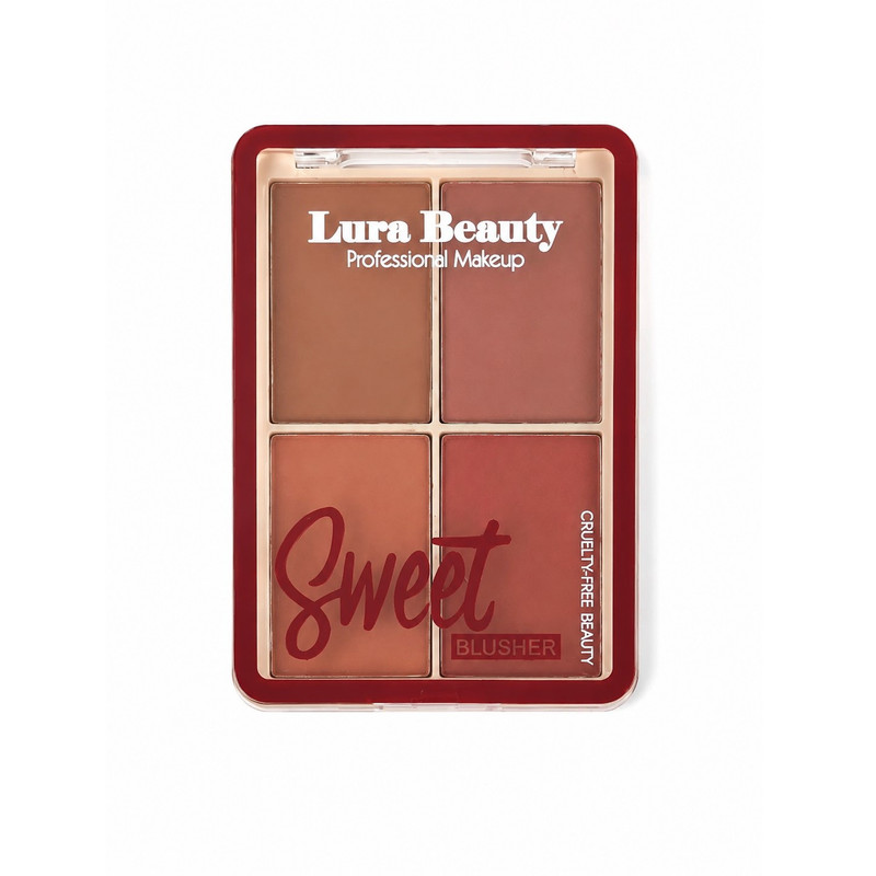 پالت رژ گونه مات  لورا بیوتی مدل Sweet