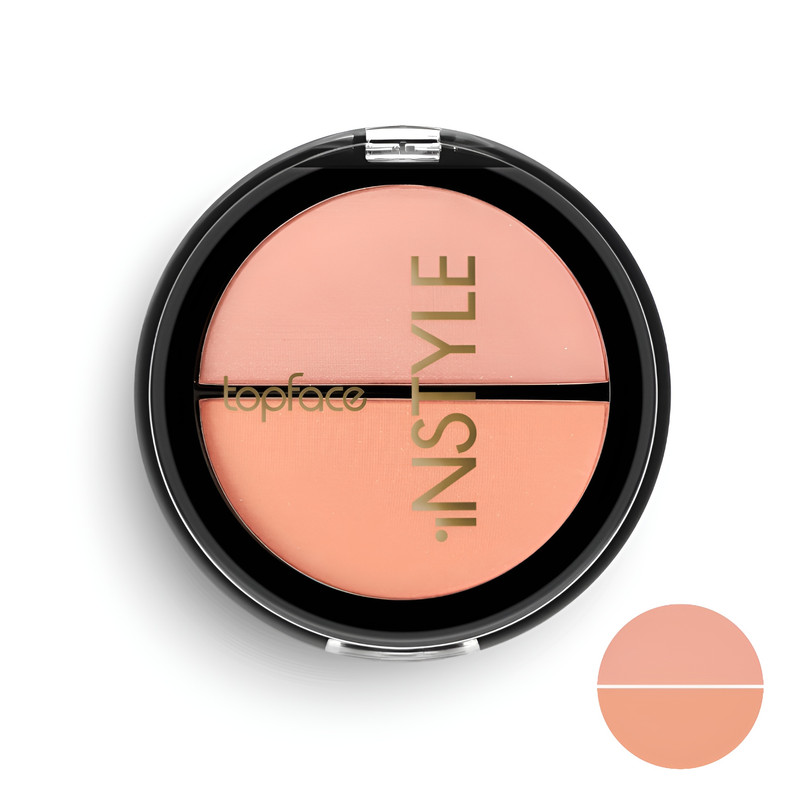 پالت رژگونه تاپ فیس مدل Instyle Twin شماره 002