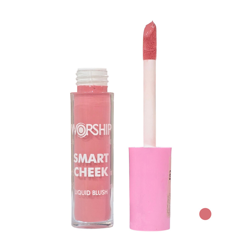 رژگونه مایع مات ورشیپ مدل SMART CHEEK شماره C03