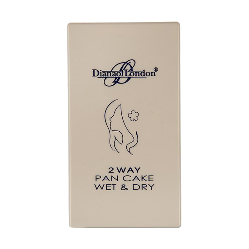 پنکیک دایانا آف لاندن سری 2Way Pan Cake Wet and Dry مدل Deep Rose شماره 114