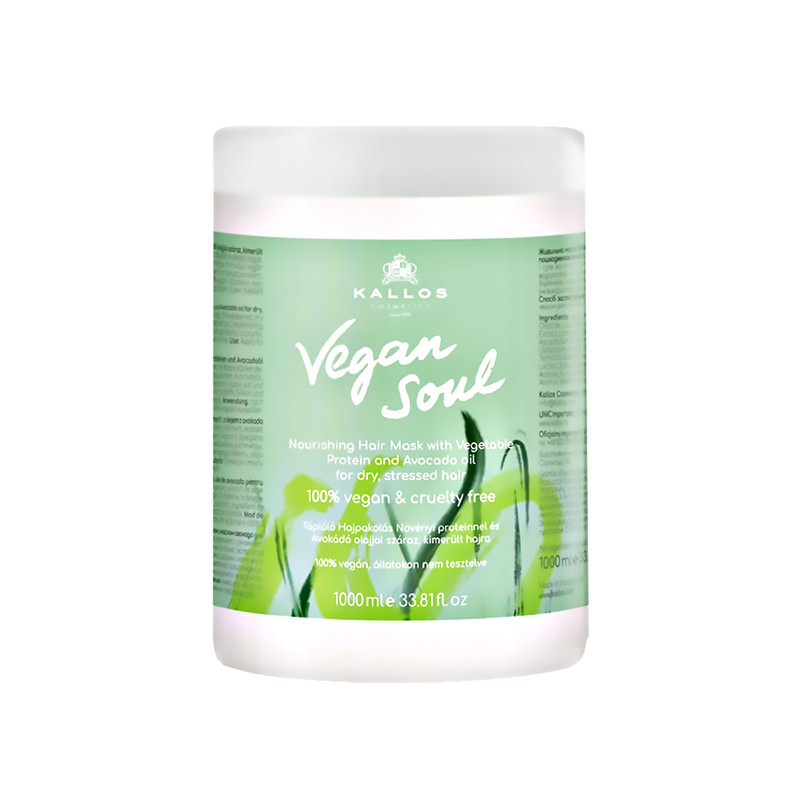 ماسک مو نرم کننده کالوس مدل Vegan Soul G مناسب برای انواع مو حجم 1000 میلی لیتر