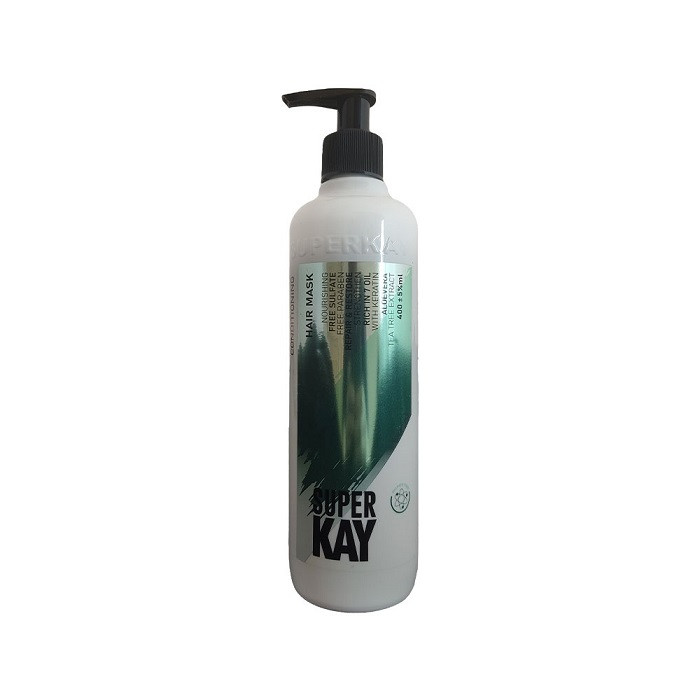 ماسک مو پمپی سوپرکی SUPER KAY با آبکشی مدل02 حجم 400 میلی لیتر