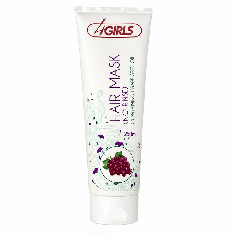 ماسک مو ترمیم کننده و آبرسان 4گرلز مدل No Rinse مناسب برای موی خشک، آسیب دیده حجم 250 میلی لیتر