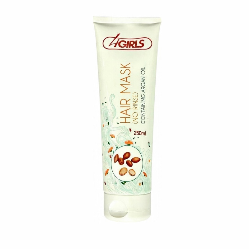 ماسک مو ترمیم کننده و صاف کننده 4گرلز مدل Containing مناسب برای موی انواع مو حجم 250 میلی لیتر