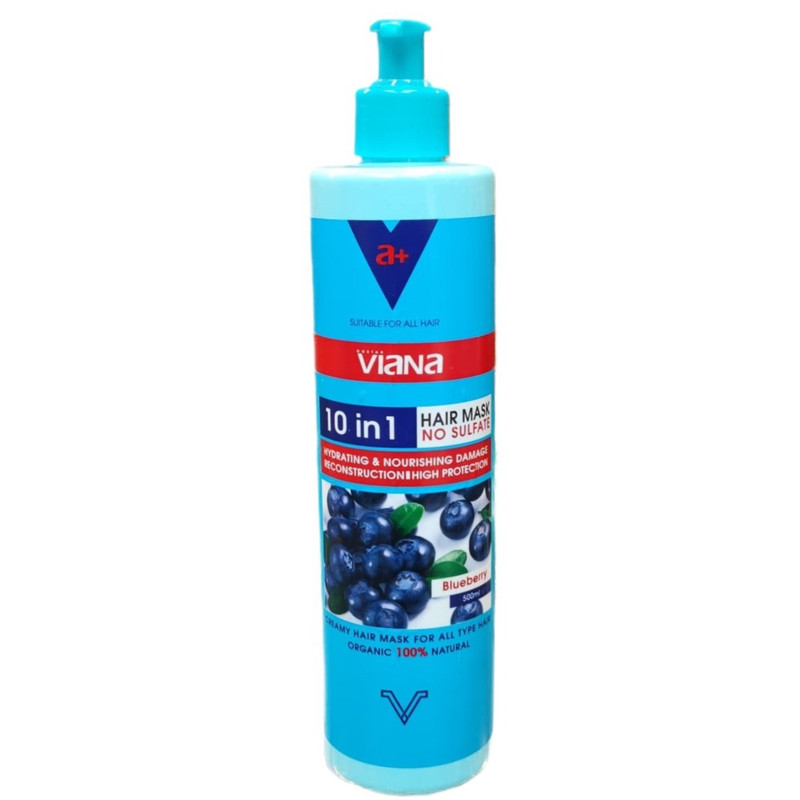 ماسک مو ویانا مدل Blueberry حجم 500 میلی لیتر