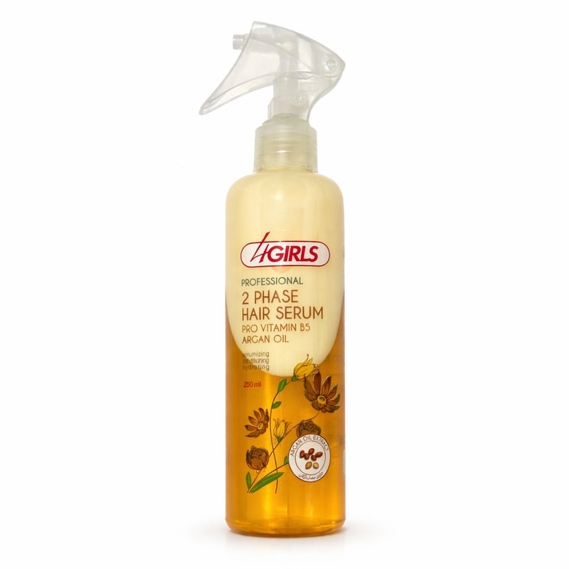 سرم دوفاز مو 4گرلز مدل Argan B5 حجم 250 میلی لیتر