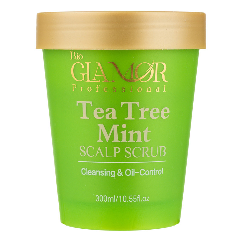 اسکراب پوست سر گلامور مدل tea tree mint حجم 300 میلی‌‌‌‌‌‌‌‌‌‌‌لیتر