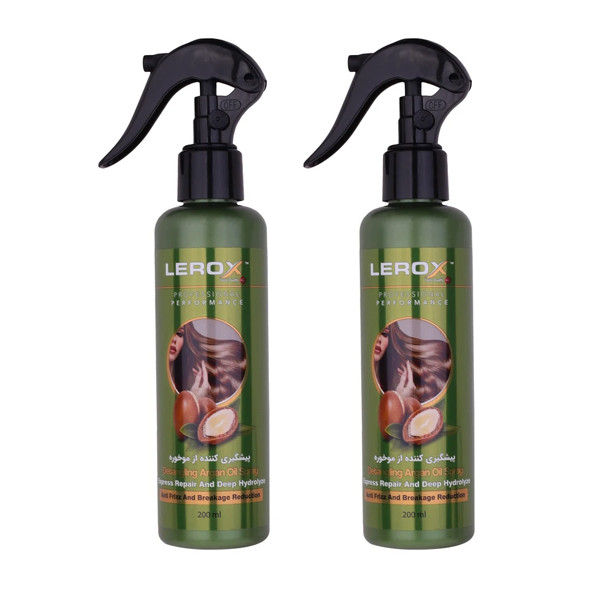 اسپری پیشگیری از موخوره لروکس مدل Express Repair حجم 200 میلی لیتر  مجموعه 2 عددی