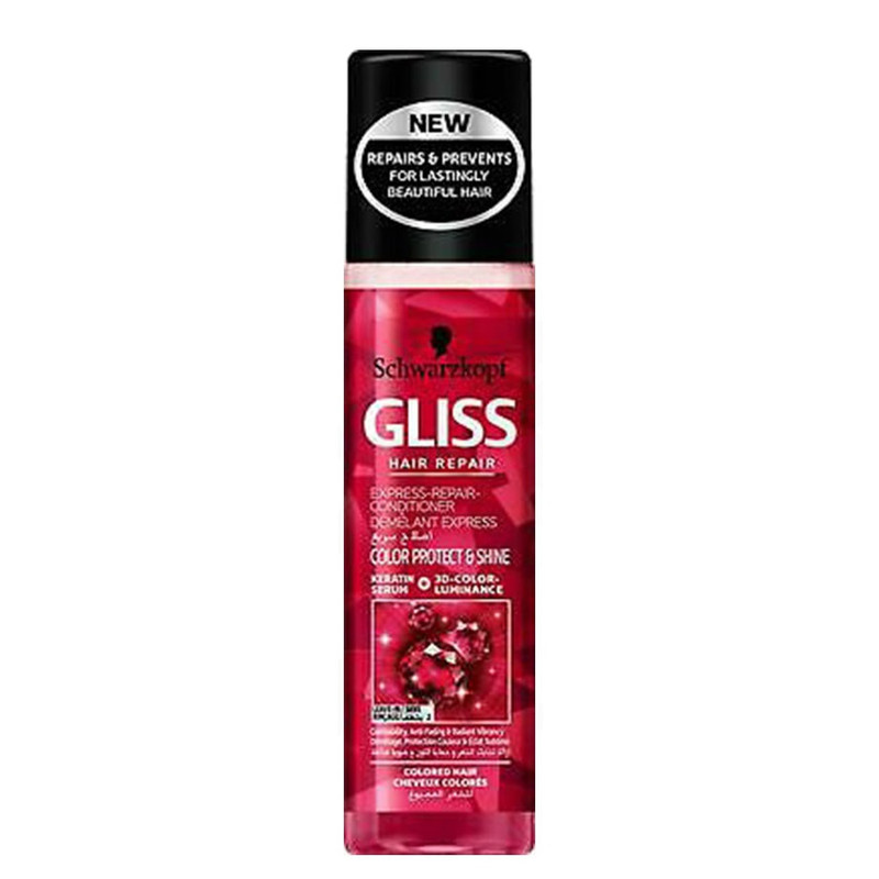 اسپری مو گلیس مدل COLOR PROTECT & SHINE حجم 200 میلی لیتر