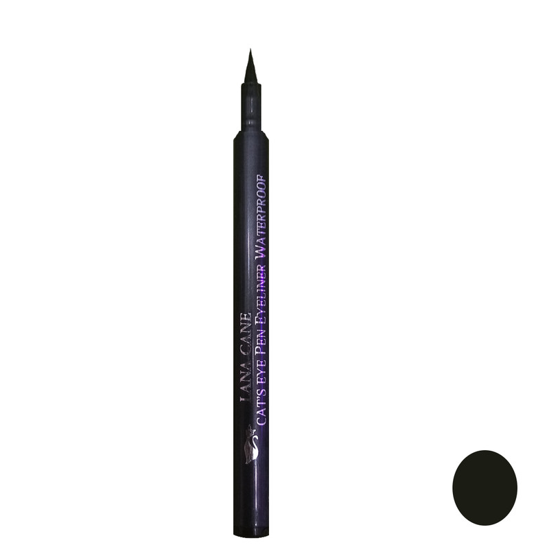 خط چشم ماژیکی لاناکین مدل Waterproof رنگ مشکی