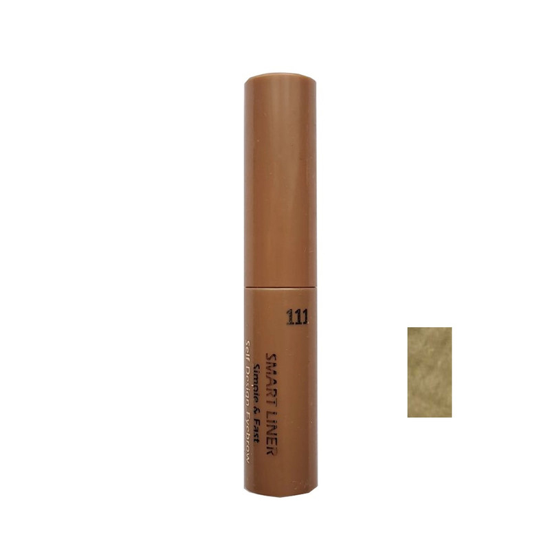 خط ابرو ماژیکی گریم کاور مدل Smart Liner شماره 111 رنگ قهوه ای متوسط