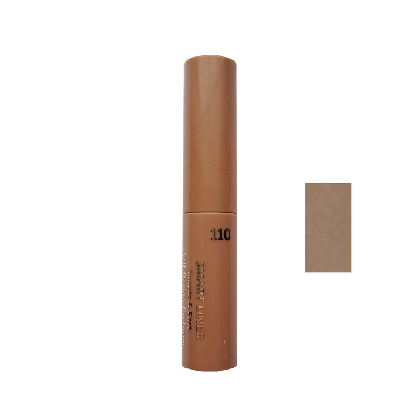 خط ابرو ماژیکی گریم کاور مدل Smart Liner شماره 110 رنگ قهوه ای تیره
