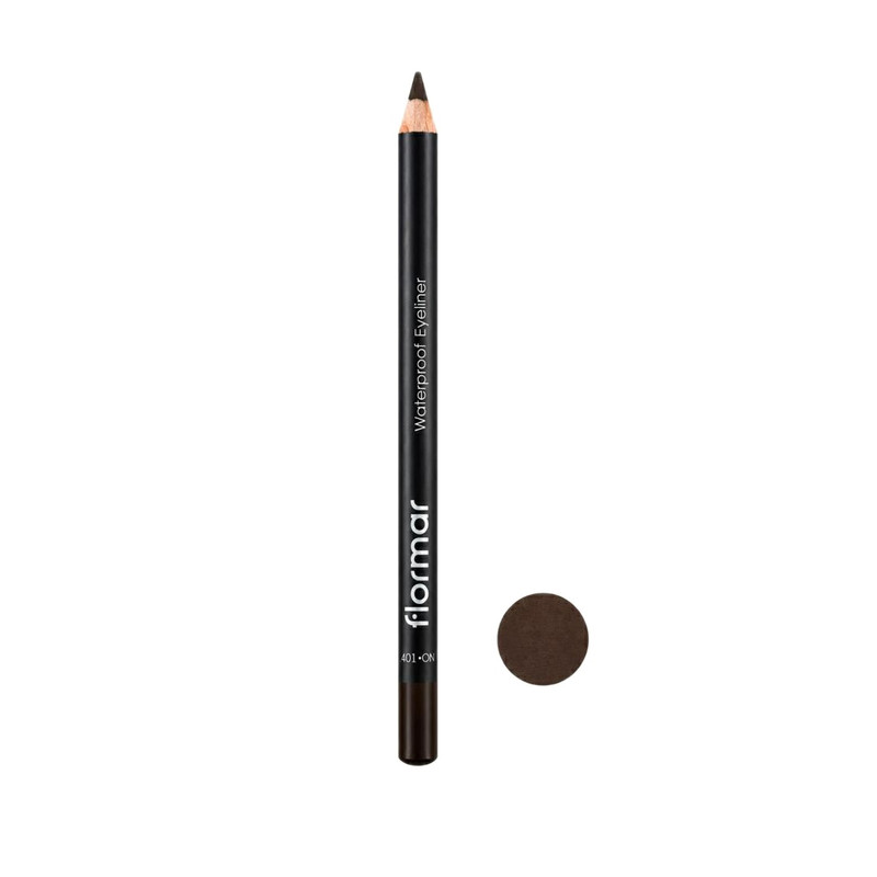 مداد چشم فلورمار مدل Waterproof Copper رنگ قهوه ای شماره 107