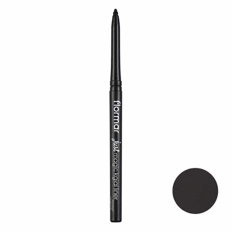 مداد چشم فلورمار مدل  Just Magic Kajal شماره 01 رنگ مشکی