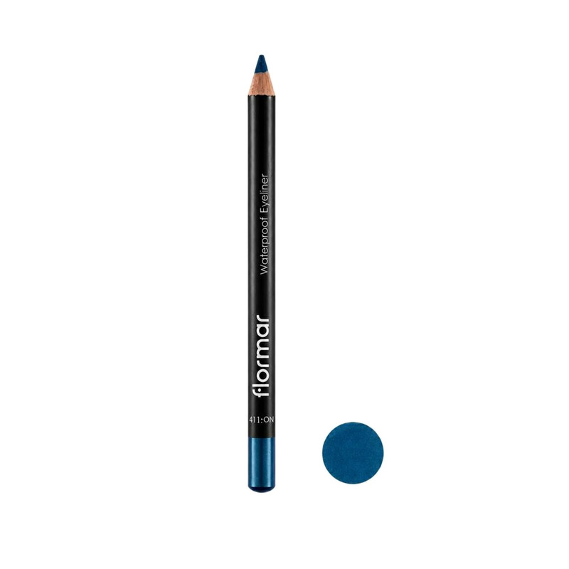 مداد چشم فلورمار مدل Waterproof رنگ آبی شماره 114