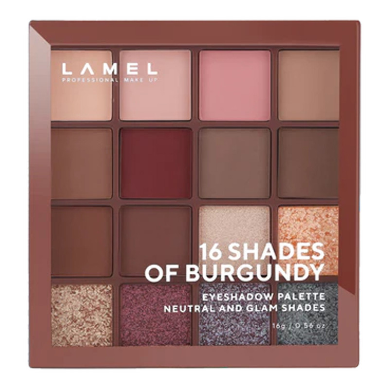 پالت سایه چشم لامل مدل Shades of Burgundy شماره 16