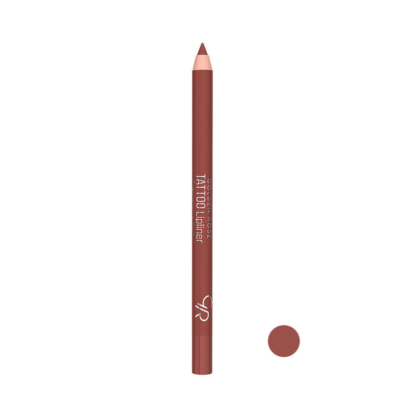 مداد لب گلدن رز مدل TATTOO SOFT شماره 209 رنگ قهوه ای