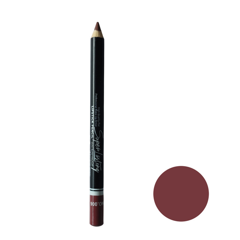 مداد لب سوپر لستینگ مدل waterproof شماره 06