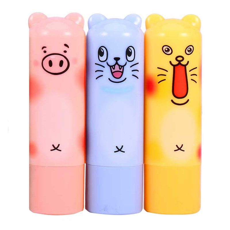 بالم لب حرارتی طرح گربه‌ای مجموعه 3 عددی با ماندگاری 24 ساعته، رنگ‌دهی صورتی کم‌رنگ و خاصیت مرطوب‌کنندگی