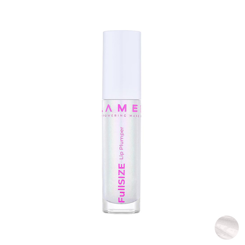 بالم لب حجم‌دهنده لامل مدل Plumper 401 حجم 4 میلی‌لیتر مرطوب‌کننده با گلیسیرین، مناسب لب خشک و حساس، محفظه براش‌دار
