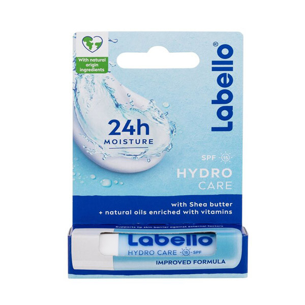 بالم لب ماتیکی لابلو مدل Hydro با SPF 15 و عصاره طبیعی، مرطوب‌کننده 24 ساعته و تقویت‌شده با ویتامین‌ها