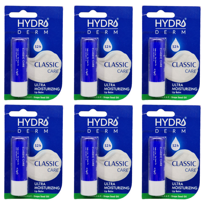 بالم لب هیدرودرم مدل CLASSIC CARE مجموعه 6 عددی