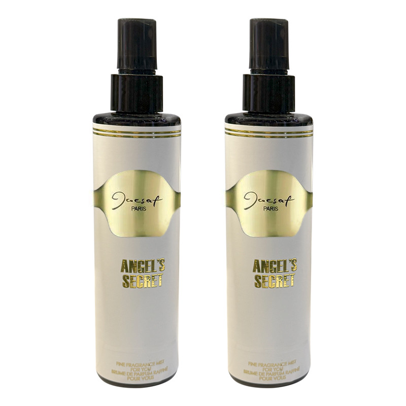 بادی اسپلش زنانه ژک ساف مدل ANGELS SECRET حجم 200 میلی لیتر مجموعه دو عددی