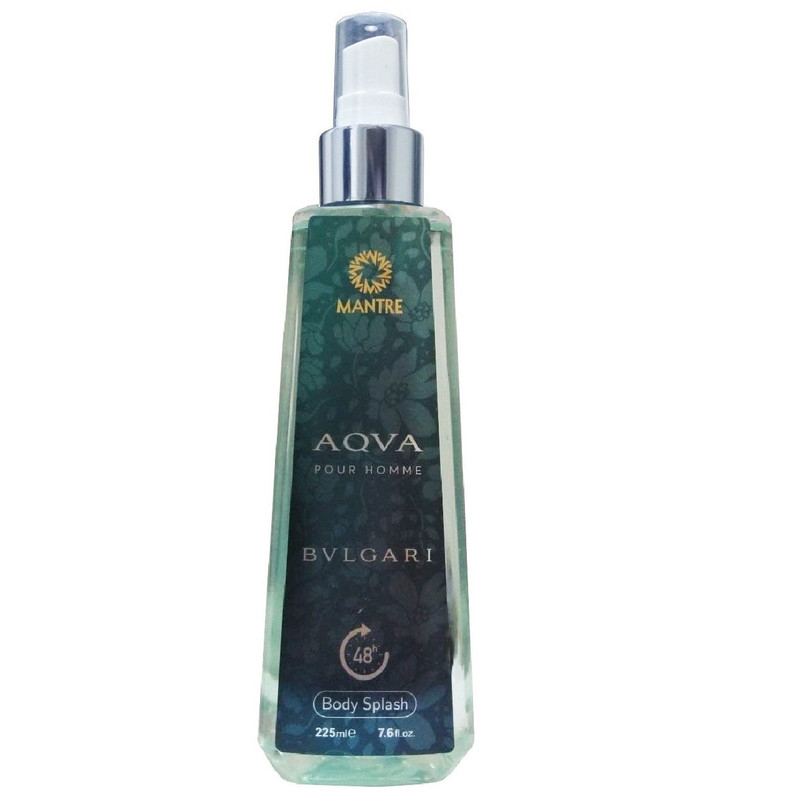 بادی اسپلش مردانه مانتره مدل AQVA حجم 225 میلی لیتر