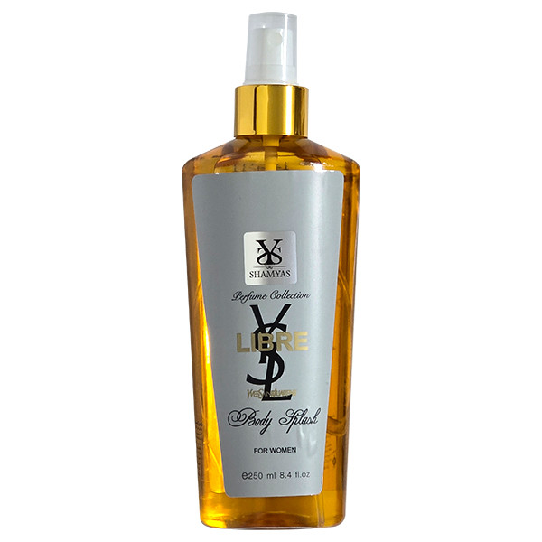 بادی اسپلش زنانه شمیاس مدل Yves Saint Laurent Libre Intense حجم 250 میلی‌لیتر