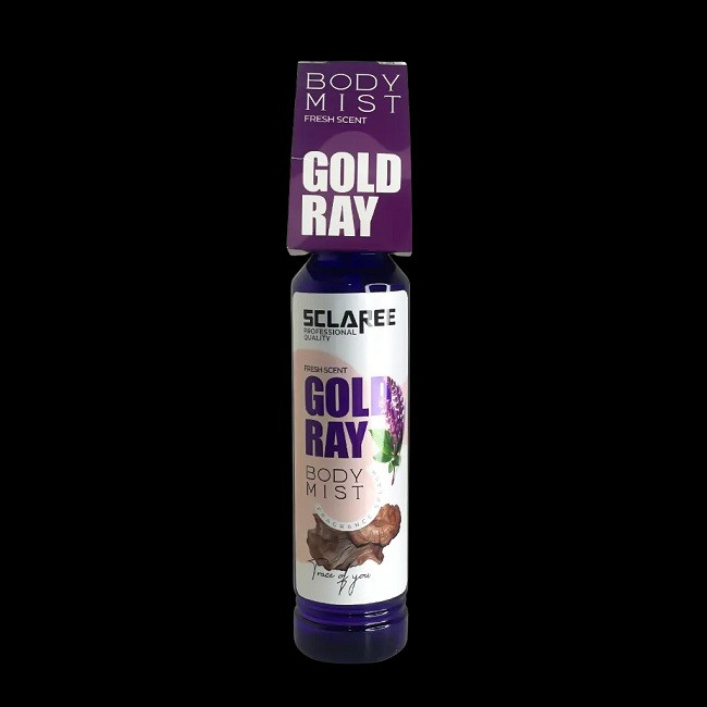 بادی میست اسکلاره مدل Gold Ray حجم 150 میلی‌لیتر