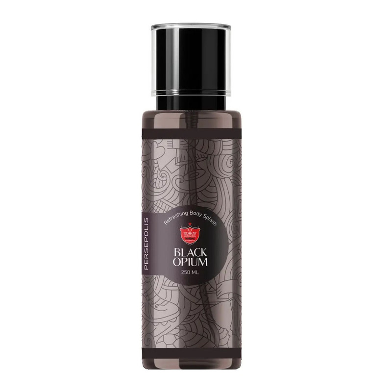 بادی اسپلش مردانه پرسپولیس مدل BLACK OPIUM حجم 250 میلی‌لیتر