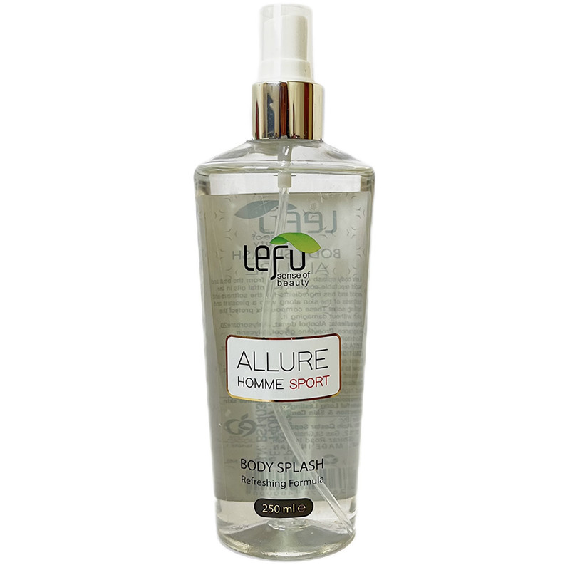 بادی اسپلش  مردانه لفو مدل ALLURE HOMME SPORT حجم 250 میلی‌لیتر