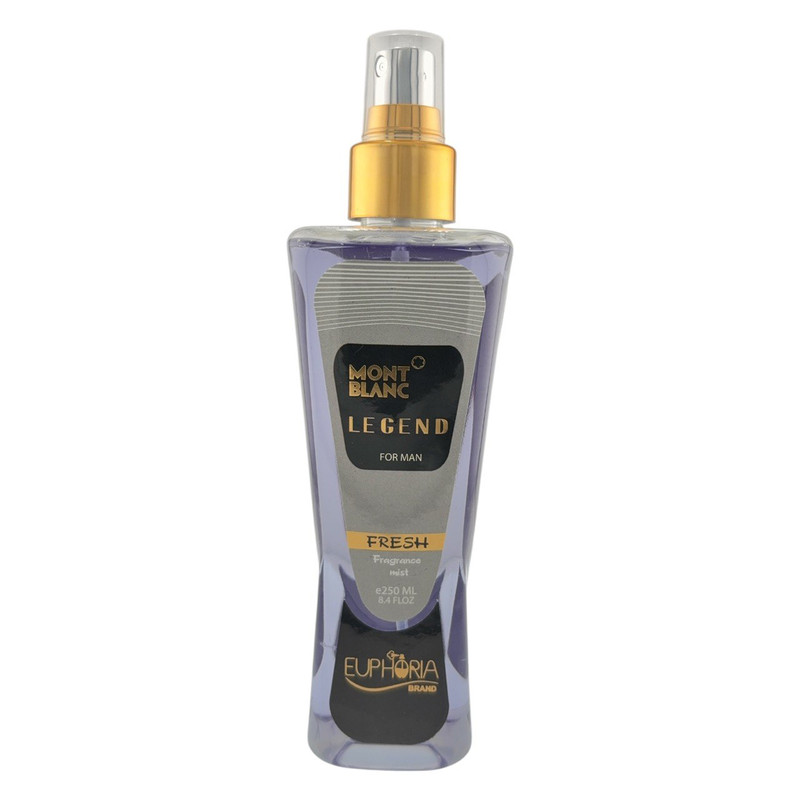 بادی اسپلش مردانه ایفوریا مدل Mont Black Legend حجم 250 میلی لیتر