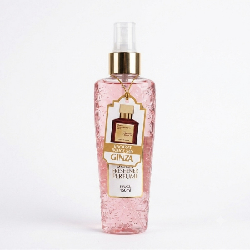 بادی اسپلش گینزا مدل Baccarat Rouge 540 حجم ۱۵۰ میلی‌لیتر