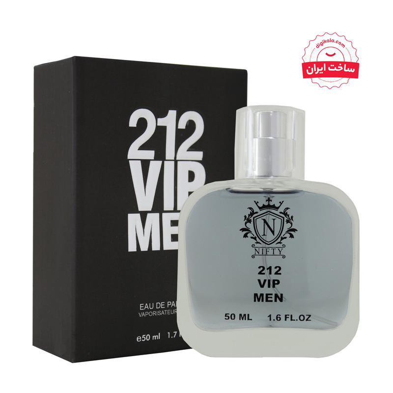 ادو پرفیوم مردانه نیفتی مدل  212 VIP حجم 50 میلی لیتر