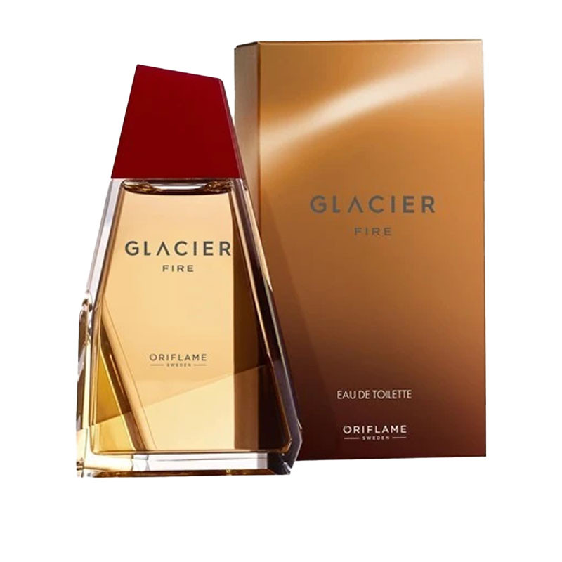 ادو تویلت مردانه اوریفلیم مدل GLACIER Fire با رایحه خنک حجم 100 میلی لیتر