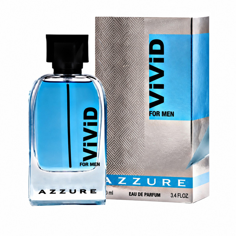 ادو پرفیوم مردانه فراگرنس ورد مدل Vivid Azzure با رایحه گرم حجم 100 میلی لیتر