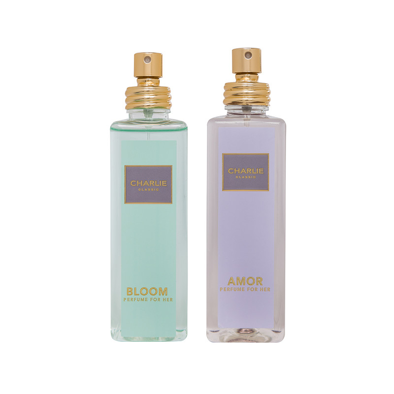 ادوپرفیوم زنانه چارلی مدل bloom - amor  با رایحه معتدل حجم 100 میلی‌لیتر مجموعه 2 عددی